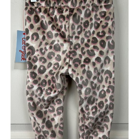 Cat & Jack Neutral Leopard Print Joggers - Picture 4 of 11